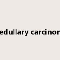 medullary carcinoma是什么意思