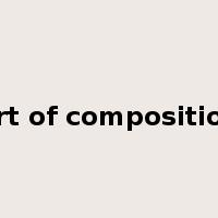 art of composition是什么意思