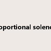 proportional solenoid是什么意思