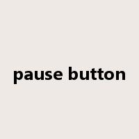 pause button是什么意思
