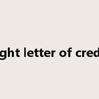 sight letter of credit是什么意思