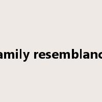 family resemblance是什么意思