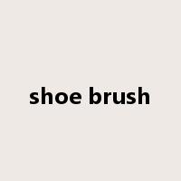 shoe brush是什么意思