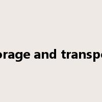 storage and transport是什么意思