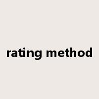 rating method是什么意思