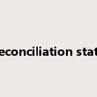 Bank reconciliation statement是什么意思