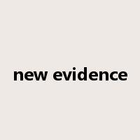 new evidence是什么意思