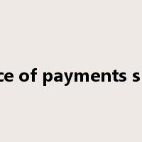 balance of payments surplus是什么意思