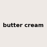 butter cream是什么意思