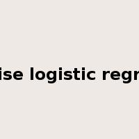 Stepwise logistic regression是什么意思