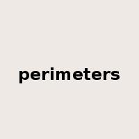 perimeters是什么意思