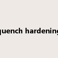 quench hardening是什么意思