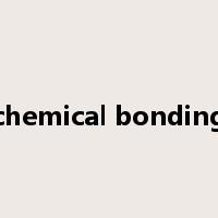 chemical bonding是什么意思