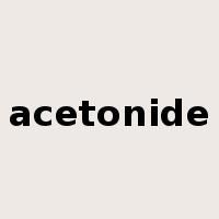 acetonide是什么意思