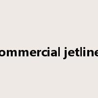 commercial jetliner是什么意思