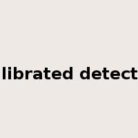 calibrated detector是什么意思