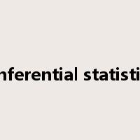inferential statistic是什么意思