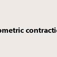isometric contraction是什么意思