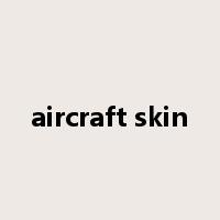 aircraft skin是什么意思