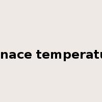 furnace temperature是什么意思