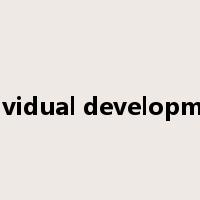 individual development是什么意思