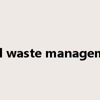 solid waste management是什么意思
