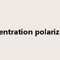concentration polarization是什么意思