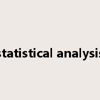 statistical analysis是什么意思