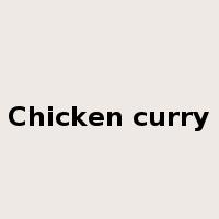 Chicken curry是什么意思