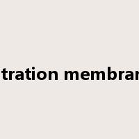 filtration membrane是什么意思
