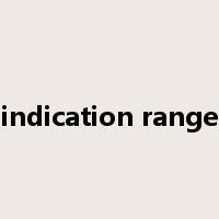 indication range是什么意思
