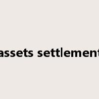 assets settlement是什么意思