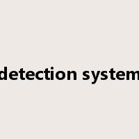 detection system是什么意思