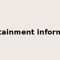 entertainment information是什么意思