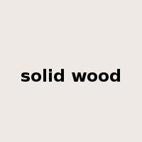 solid wood是什么意思