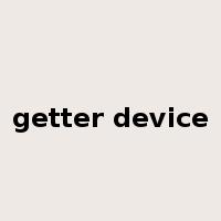 getter device是什么意思