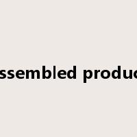 assembled product是什么意思