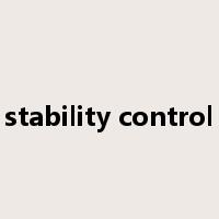 stability control是什么意思