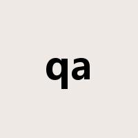 qa是什么意思