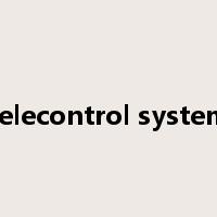 telecontrol system是什么意思