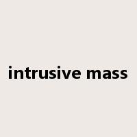 intrusive mass是什么意思