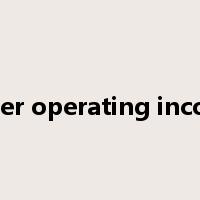 Other operating income是什么意思