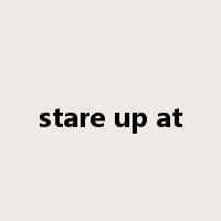 stare up at是什么意思