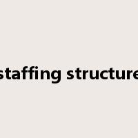 staffing structure是什么意思
