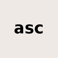 asc是什么意思