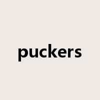 puckers是什么意思