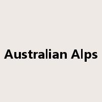 Australian Alps是什么意思