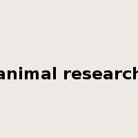 animal research是什么意思