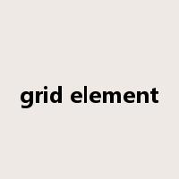 grid element是什么意思