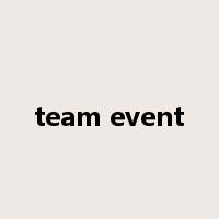 team event是什么意思
